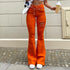 Ripped High-rise Butt-up Micro Flared Jeans - ROUTINE FASHION